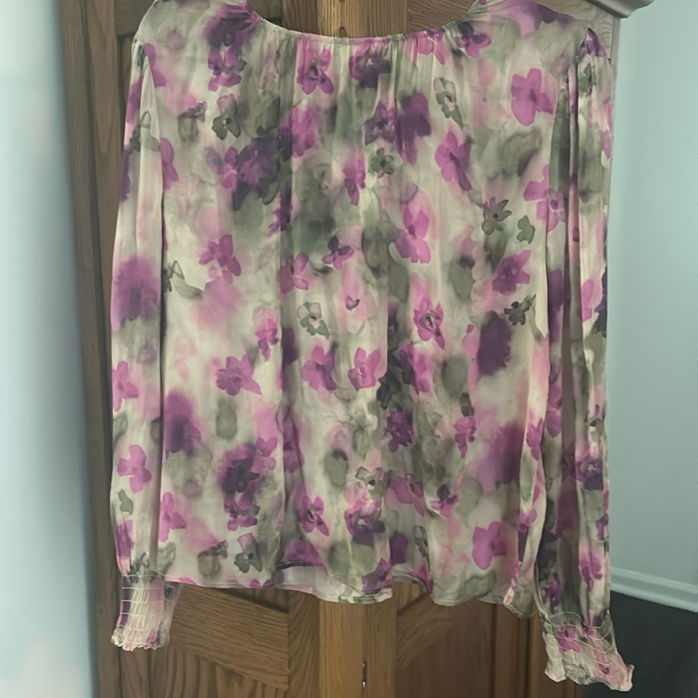 Bella Dahl floral blouse NWT